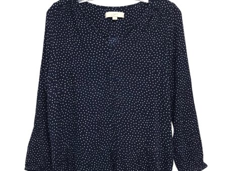 Top Ls By Loft In Polkadot Pattern, Size:M Supply