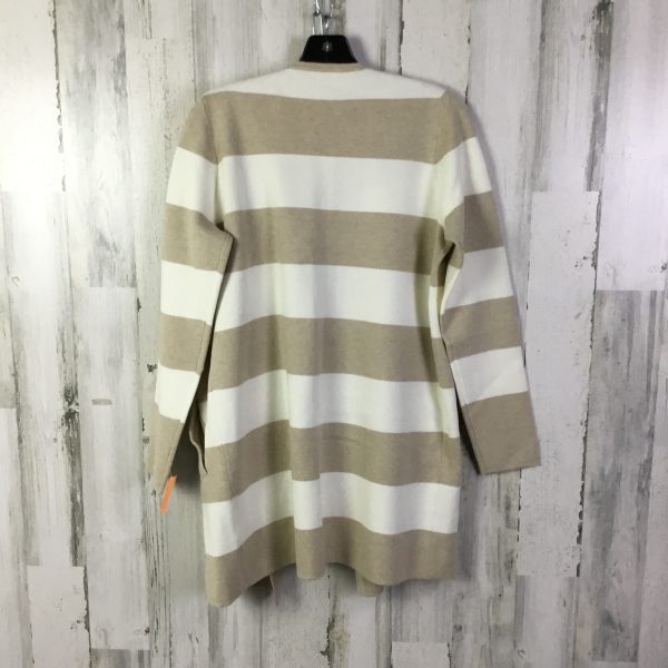 Sweater Cardigan By J. Crew In Tan & White, Size: S Sale