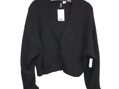 Sweater Cardigan By Divided In Black, Size:Xl Discount