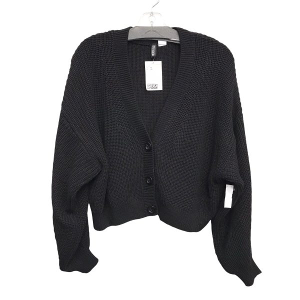 Sweater Cardigan By Divided In Black, Size:Xl Discount