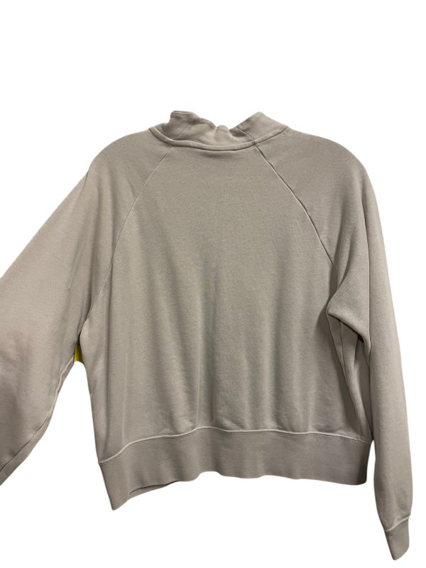 Athletic Top Long Sleeve Crewneck By Nike Apparel In Cream, Size: S Online Hot Sale