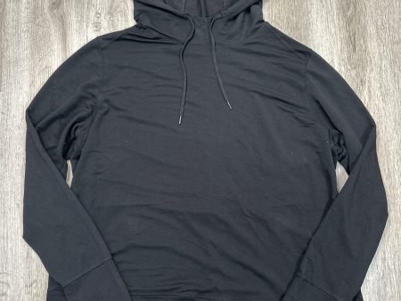 Athletic Top Long Sleeve Hoodie By Athletic Works In Black, Size: 3x Discount