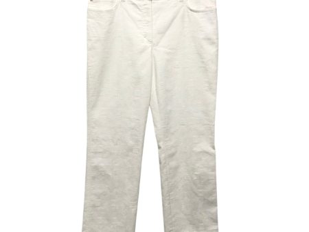 Jeans Designer By Escada In White, Size:12 Online Hot Sale