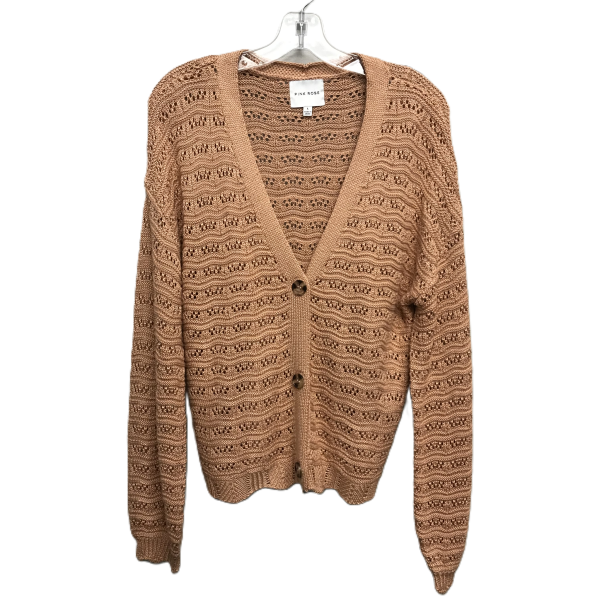 Sweater Cardigan By Pink Rose In Pink, Size: L For Cheap