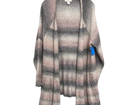 Sweater Cardigan By Cj Banks In Multi, Size:3X Hot on Sale