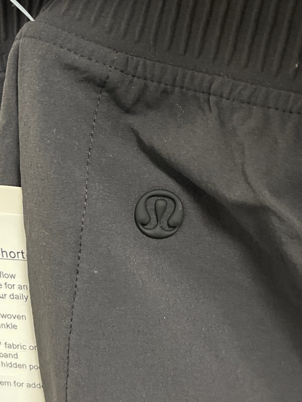 Athletic Shorts By Lululemon In Grey, Size: Xl Cheap