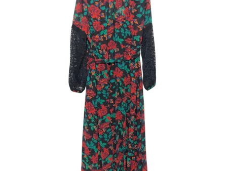 Dress Casual Maxi By Torrid In Green & Red, Size:2X Discount