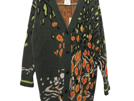 Sweater Cardigan By Cma In Green, Size:S Cheap