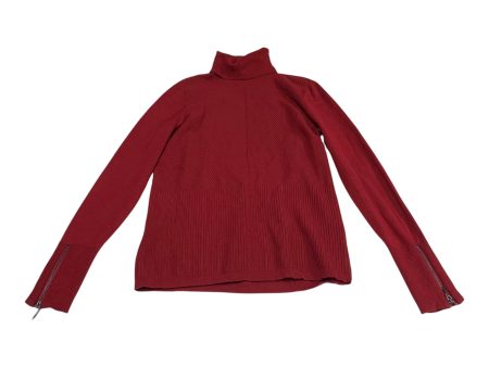 Top Long Sleeve By White House Black Market In Red, Size: M Hot on Sale