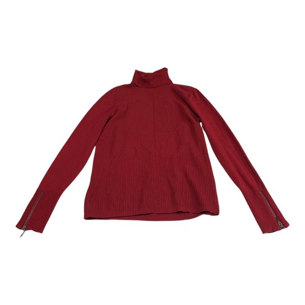 Top Long Sleeve By White House Black Market In Red, Size: M Hot on Sale