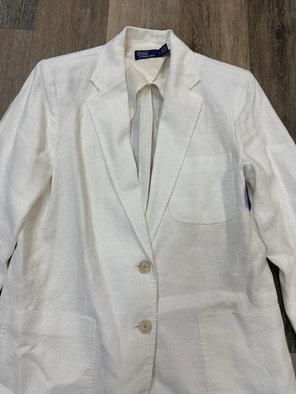 Blazer By Polo Ralph Lauren In White, Size: 12 Online now