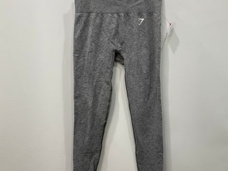 Athletic Leggings By Gym Shark In Grey, Size: M Cheap