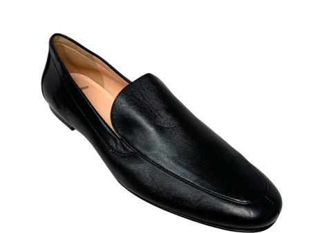 Cecil Smoking Slippers By J. Crew In Black Leather, Size: 9 Supply