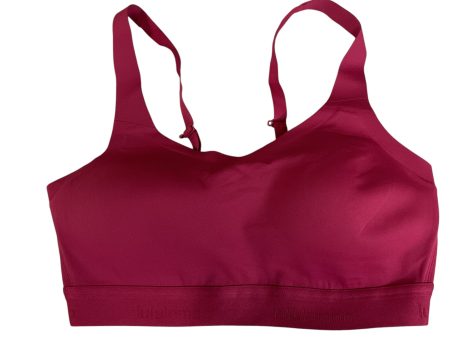 Athletic Bra By Lululemon In Red For Discount