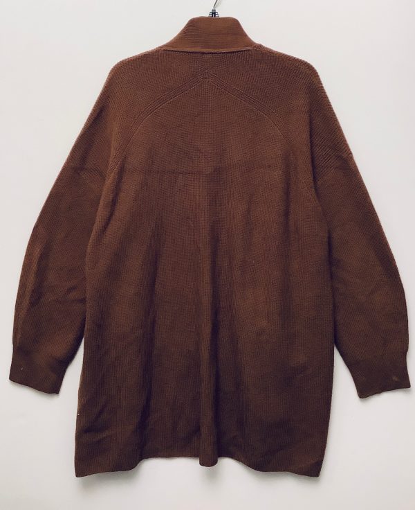 Sweater Cardigan By Lululemon In Brown, Size: 12 Hot on Sale