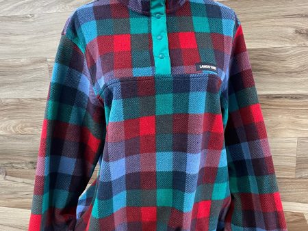 Athletic Fleece By Lands End In Plaid Pattern, Size: L Fashion