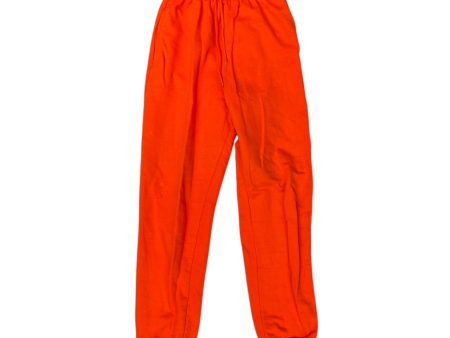 Athletic Pants By Pretty Little Thing In Orange, Size: 2 Discount