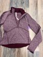 Athletic Top Long Sleeve Collar By Lululemon In Purple, Size: 4 For Sale