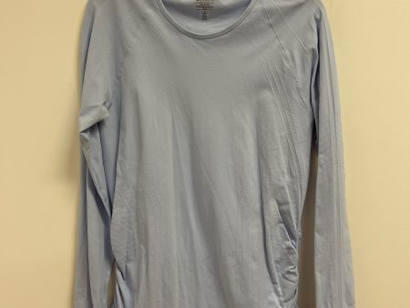 Athletic Top Long Sleeve Crewneck By Athleta In Blue, Size: L Supply