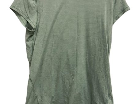 Athletic Top Short Sleeve By Lululemon In Green, Size: 8 Sale