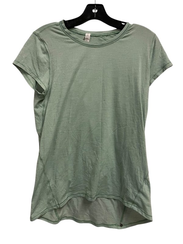 Athletic Top Short Sleeve By Lululemon In Green, Size: 8 Sale