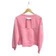 Athletic Top Long Sleeve Crewneck By All In Motion In Pink, Size: L Hot on Sale