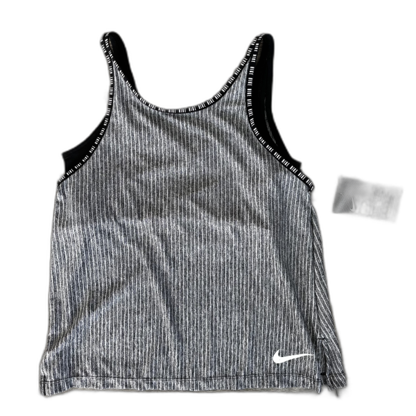 Athletic Tank Top By Nike Apparel In Striped Pattern, Size: L Cheap