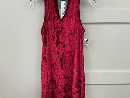 Dress Casual Short By Altard State In Red Velvet, Size: S Fashion