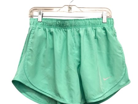 Athletic Shorts By Nike In Green, Size:L on Sale