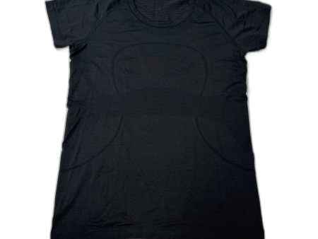 Athletic Top Short Sleeve By Lululemon In Black, Size: L Online Sale