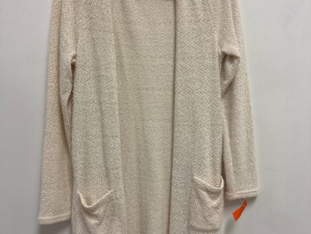 Sweater Cardigan By Blu Pepper In Cream, Size: S Online Sale