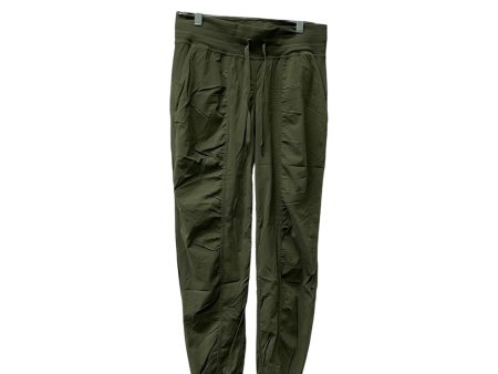 Athletic Pants By Lululemon In Green, Size:6 Supply