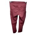 Athletic Leggings Capris By Lululemon In Maroon, Size: 6 Supply