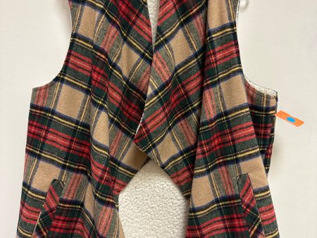 Vest Faux Fur & Sherpa By Maurices In Plaid Pattern, Size: 2x Supply