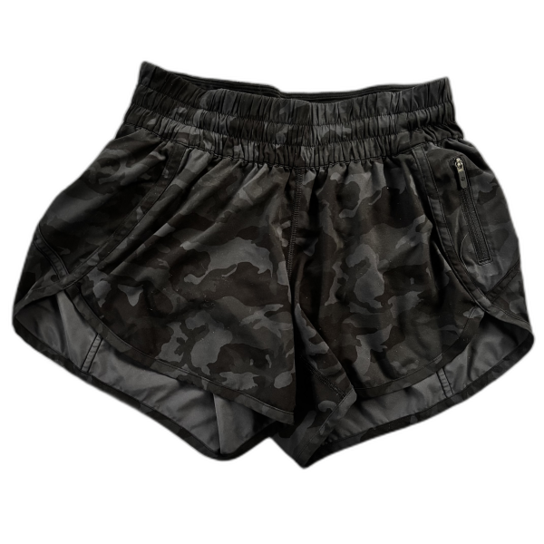 Athletic Shorts By Lululemon In Camouflage Print, Size: 6 For Discount