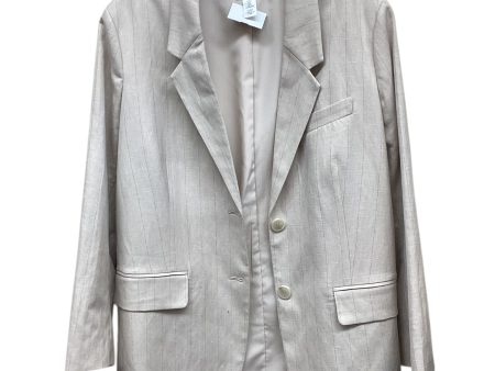 Blazer By H&m In Cream, Size: M Fashion