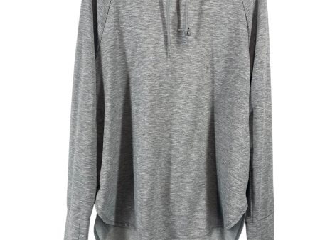 Athletic Top Long Sleeve Hoodie By Clothes Mentor In Grey, Size: Xl For Sale