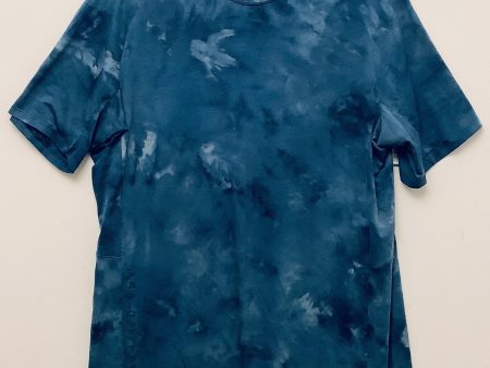 Athletic Top Short Sleeve By Lululemon In Tie Dye Print, Size: Xl Online Sale