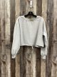 Athletic Top Long Sleeve Crewneck By Abound In Grey, Size: S Cheap