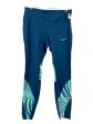 Athletic Leggings By Nike In Blue, Size: L Online