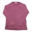 Athletic Sweatshirt Crewneck By Athleta In Pink, Size:M For Discount