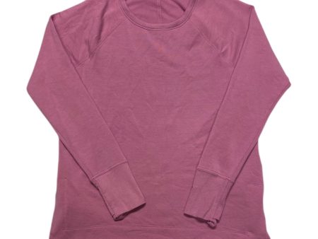 Athletic Sweatshirt Crewneck By Athleta In Pink, Size:M For Discount