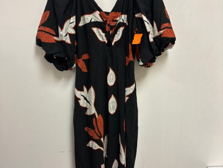 Dress Casual Maxi By City Chic In Black & Orange, Size: 1x Online Hot Sale