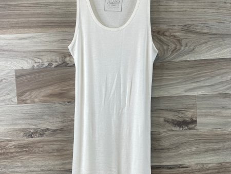 White Tank Top Clothes Mentor, Size L Online Hot Sale