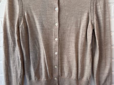 Sweater Cardigan By Banana Republic In Tan, Size: S Discount