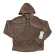 Athletic Top Long Sleeve Hoodie By Marika In Brown, Size: M For Cheap