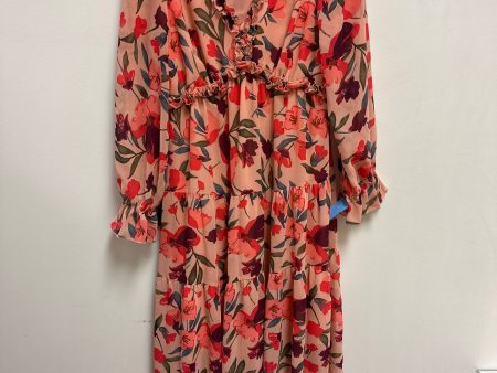 Dress Casual Maxi By Clothes Mentor In Floral Print, Size: M Discount