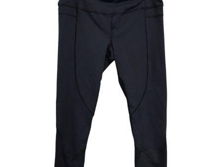 ATHLETIC CAPRIS by LULULEMON In BLACK, Size: M Supply