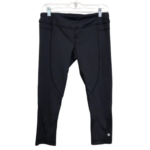 ATHLETIC CAPRIS by LULULEMON In BLACK, Size: M Supply