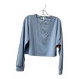 Athletic Top Ls Collar By Lululemon In Blue, Size:L Sale